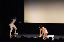 「ダブルブッキング単独ライブ2015『Apology～謝罪～』」の様子。