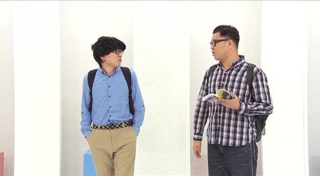 「ぶちぶちシソンヌ」11月17日放送回のワンシーン。(c)広島ホームテレビ