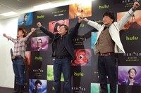 「HEROES Reborn／ヒーローズ・リボーン」トークショー付き試写会の様子。