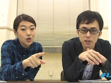 左から横澤夏子、西村ヒロチョ。