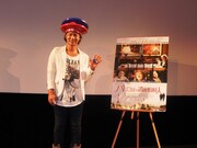 「パリ3区の遺産相続人」の公開記念イベントに登壇した前田けゑ。