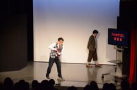 「アメリカザリガニ独演会」の様子。