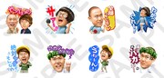 LINE公式スタンプ「しゃべるコロコロチキチキペッパーズ」サンプル