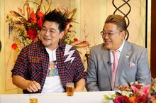 「八方・陣内・方正の黄金列伝！」ゲストのサンドウィッチマン。左から富澤、伊達。(c)読売テレビ