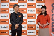 左から坂田利夫、未知やすえ。
