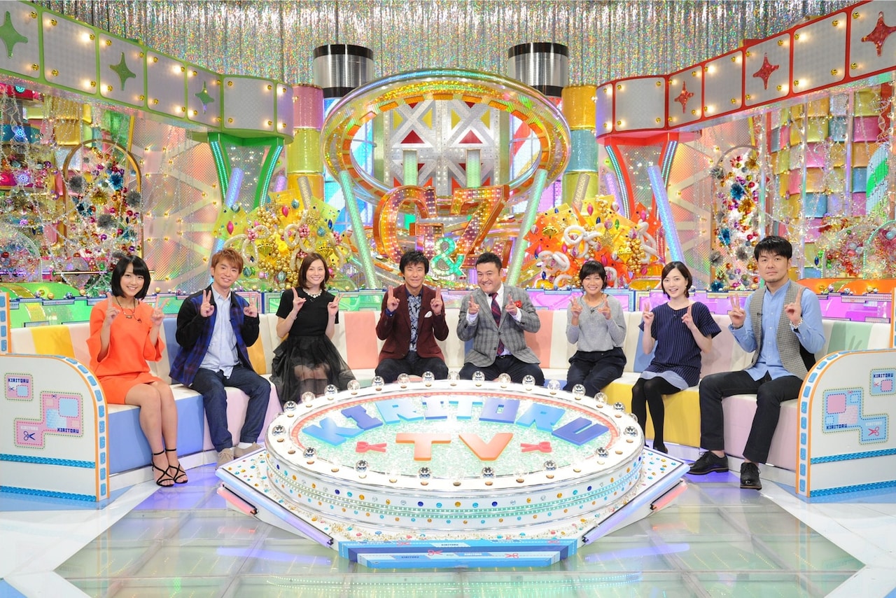 「ゴン中山＆ザキヤマのキリトルTV」のスタジオ出演者たち。(c)テレビ朝日