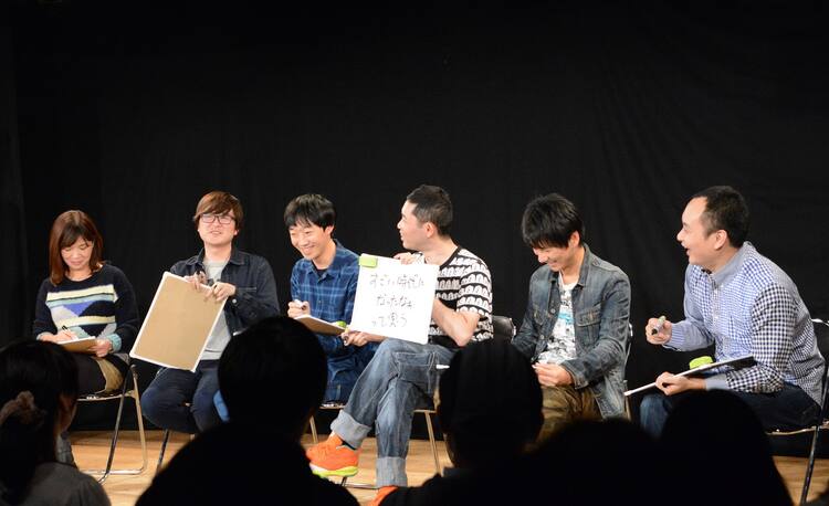 脱 セクハラ 安い下ネタ オアシズ大久保が人力舎メンバーと大喜利特訓 お笑いナタリー