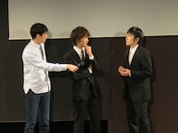 左からPOISON GIRL BAND吉田、ザ・ギース高佐、しずる村上。