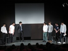 「しずる村上が5人とコント」アフタートークの様子。