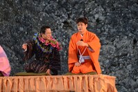 左から、南亭こったい、ニブンノゴ！宮地。