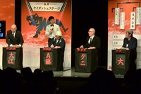 エキシビションマッチのワンシーン。