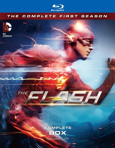 「THE FLASH / フラッシュ」のBlu-rayジャケット。