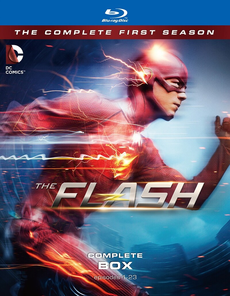 「THE FLASH / フラッシュ」のBlu-rayジャケット。