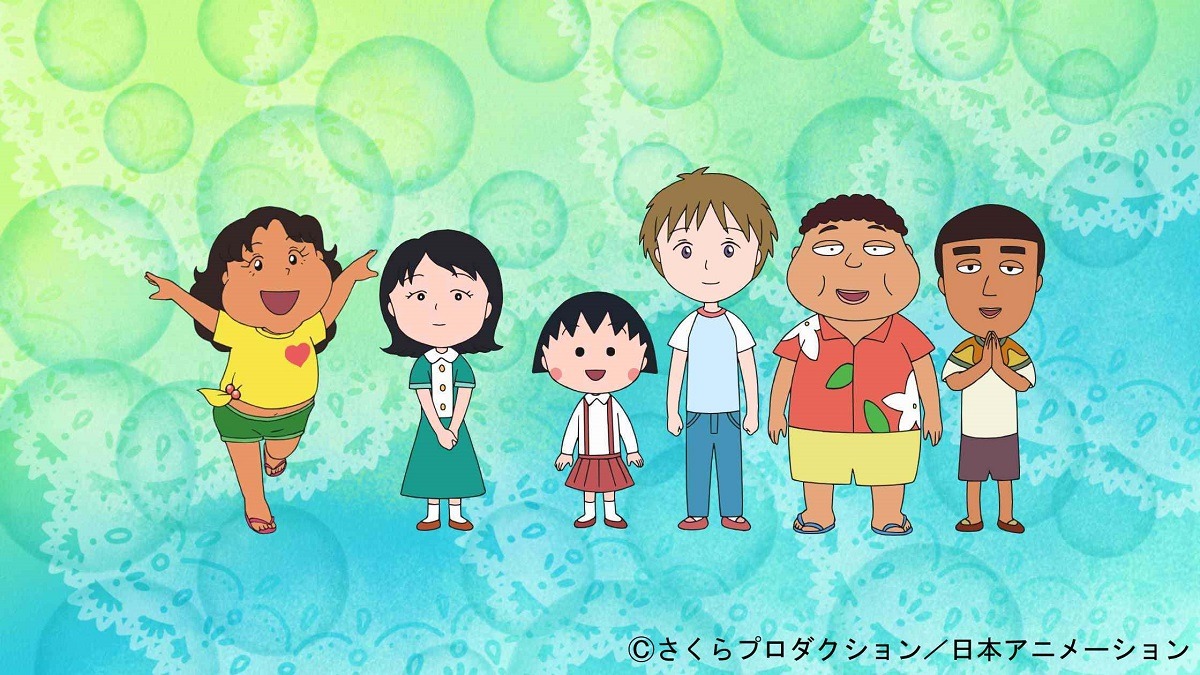 「映画ちびまる子ちゃん イタリアから来た少年」に登場する、ちびまる子とホームステイの子供たち。(c)2015 SP/F.N.T.H.Y.FNS