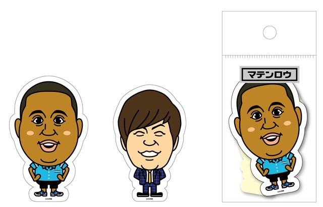 マテンロウの芸人ステッカーイメージ。