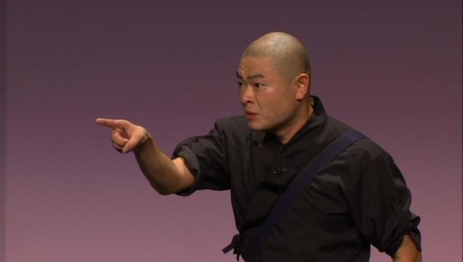 「坊主の頼み事」のワンシーン。