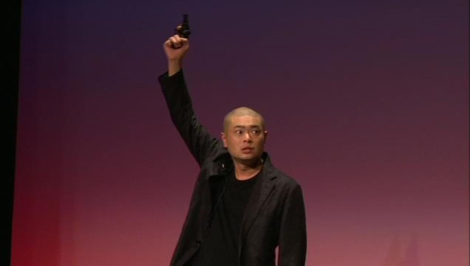 「強盗」のワンシーン。