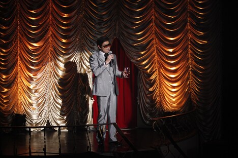 「ファミリー劇場」の開局20周年記念イベントに登場したゆうたろう。