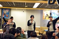 トーク中の様子。