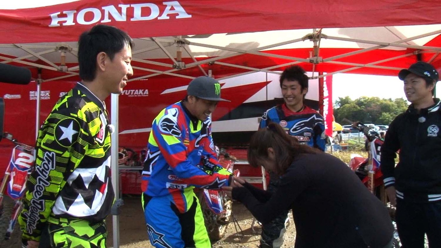 「Honda オフロード・ミーティング」の様子。(c)BS11