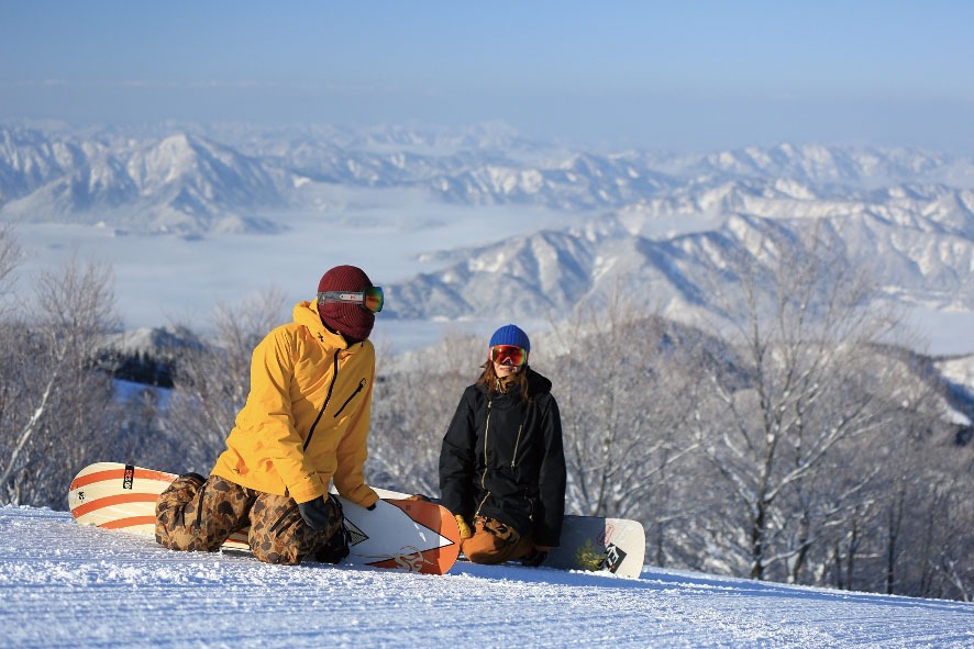 「スキージャム勝山」のゲレンデイメージ。