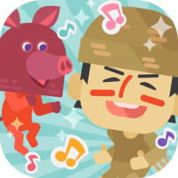 「バンビーノのリズムダンソン」アイコン (c)YOSHIMOTO KOGYO/SCHEMA,Inc./FLAMA,Inc