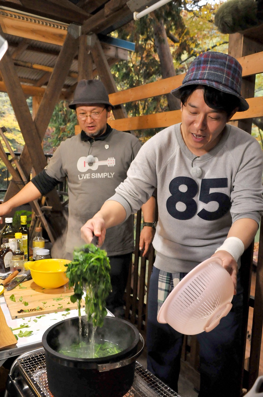 「ヒデのBBQuicking！」の様子。