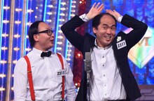 決勝でネタを披露するトレンディエンジェル。(c)ABC