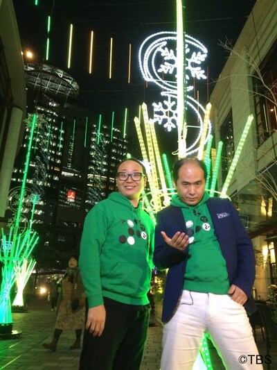 「アカデミーナイトQ」に出演する、トレンディエンジェル。