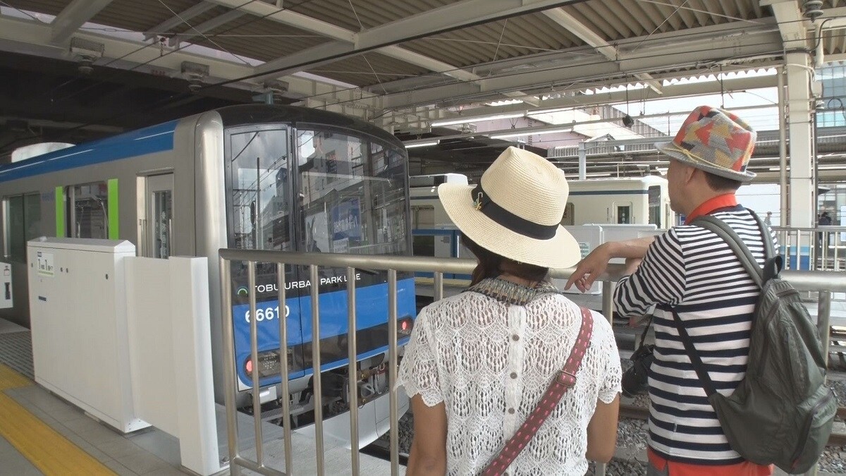 「リッキーのローカル鉄道オタク旅」のワンシーン。(c)チバテレ