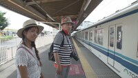 「リッキーのローカル鉄道オタク旅」のワンシーン。(c)チバテレ