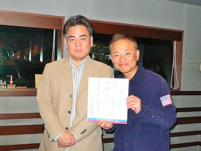 左から立川談春、恵俊彰。