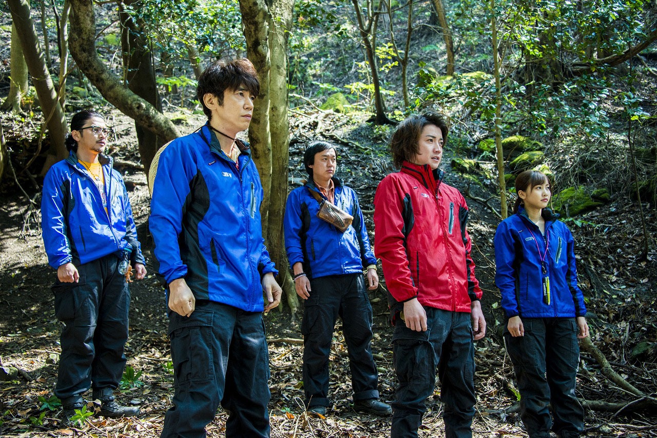 映画「探検隊の栄光」のワンシーン。