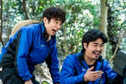 映画「探検隊の栄光」のワンシーン。