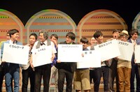 投票中の様子。