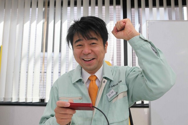 「ゲームセンターCX」出演者のよゐこ有野。(c)フジテレビ