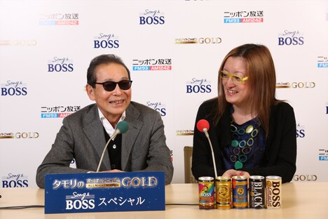 （左から）タモリ、能町みね子。(c)ニッポン放送