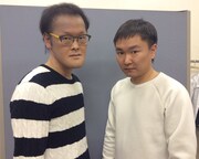 （左から）アインシュタイン稲田とかまいたち山内。