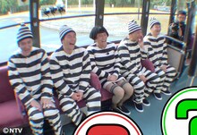 「ダウンタウンのガキの使いやあらへんで!! 大晦日年越しスペシャル 絶対に笑ってはいけない大脱獄24時！」のワンシーン。