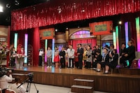 番組収録のワンシーン。(c)テレビ朝日