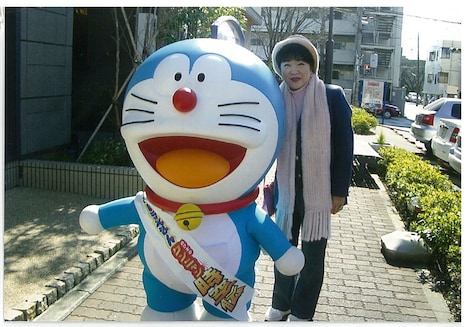 ドラえもんと大山のぶ代。