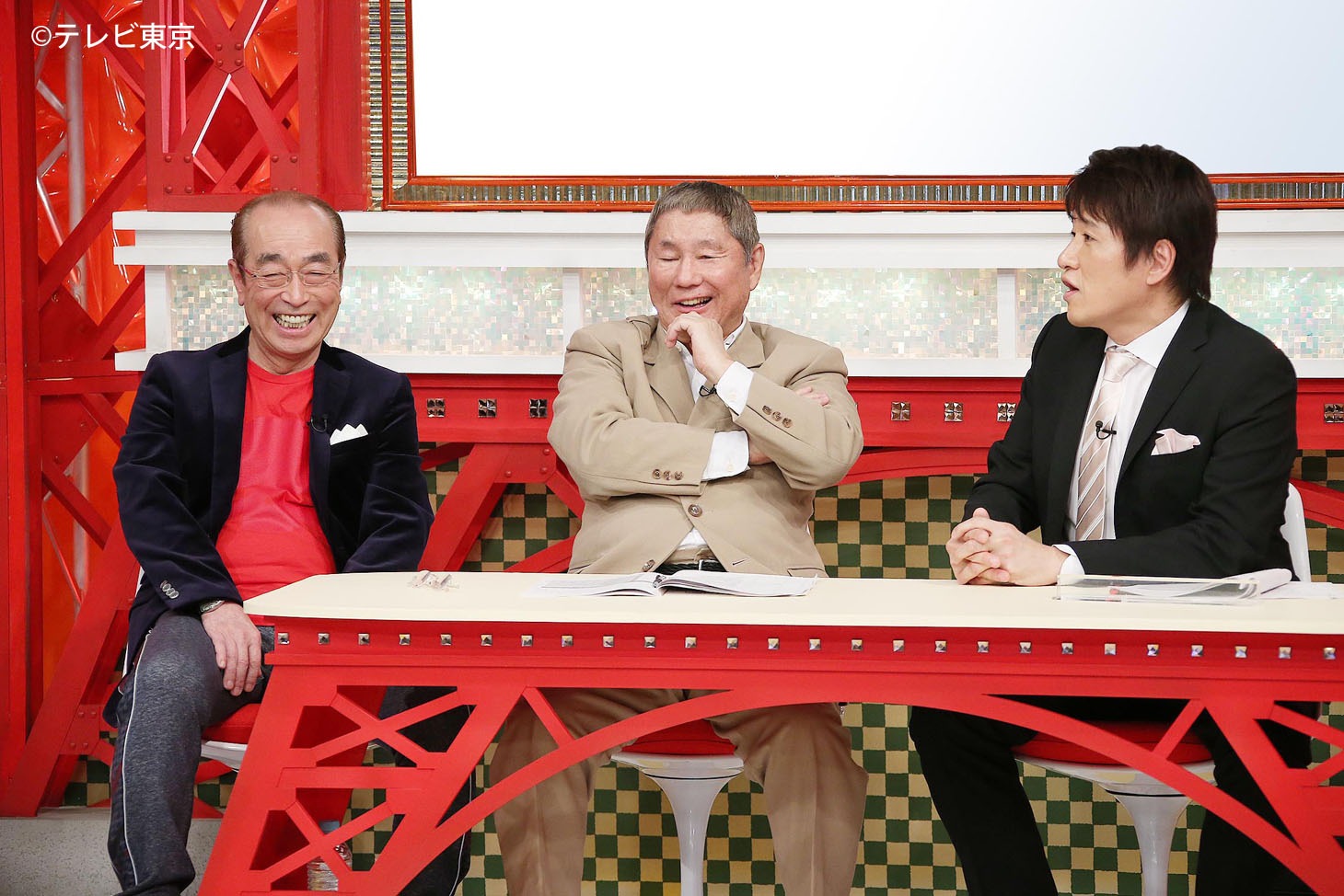 左から、志村けん、ビートたけし、林修。