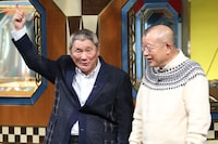 左から、ビートたけし、笑福亭鶴瓶。(c)テレビ東京