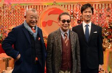 左から、笑福亭鶴瓶、タモリ、堺雅人。