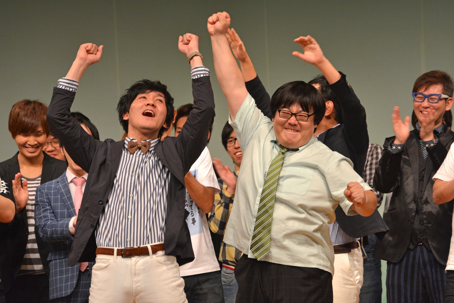 優勝者発表の瞬間。
