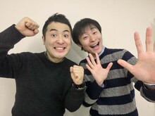 和牛。左から水田信二、川西賢志郎。