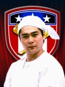 初代お笑い大統領の平成ノブシコブシ吉村。(c)テレビ朝日