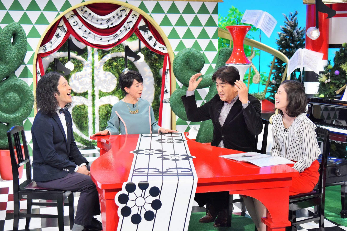 「サワコ・又吉のクラシックなんて怖くない♪」のワンシーン。