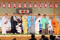 「ワンちゃんとそのご主人大喜利」に挑戦する面々。(c)日本テレビ