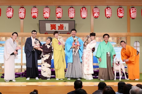 「ワンちゃんとそのご主人大喜利」に挑戦する面々。(c)日本テレビ